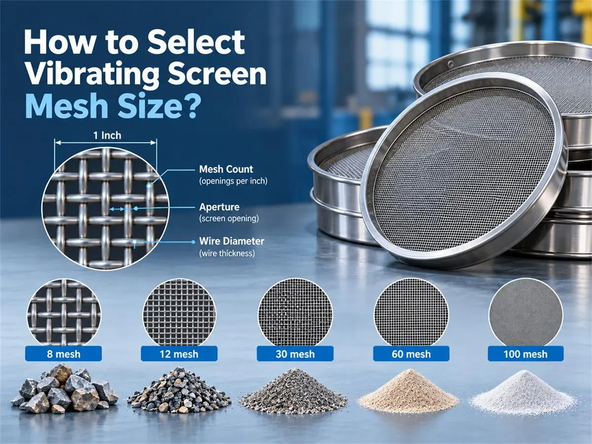How to Select Vibrating Screen Mesh Size
