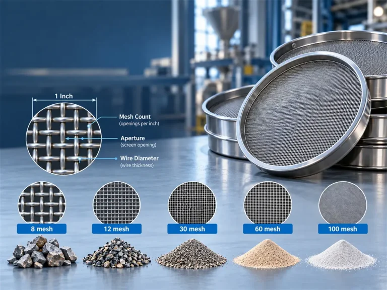 How to Select Vibrating Screen Mesh Size? Complete Selection Guide