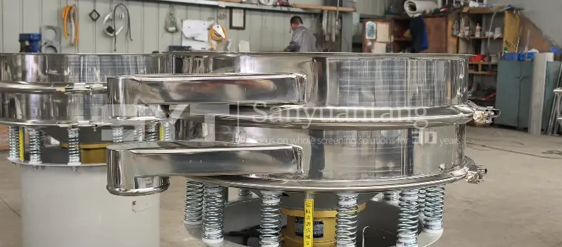 1800mm SS316 Rotary Vibrating Screen