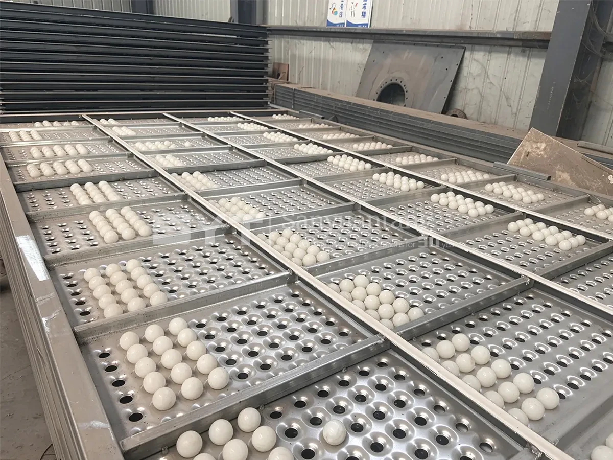 Bouncing Ball Cleaning System