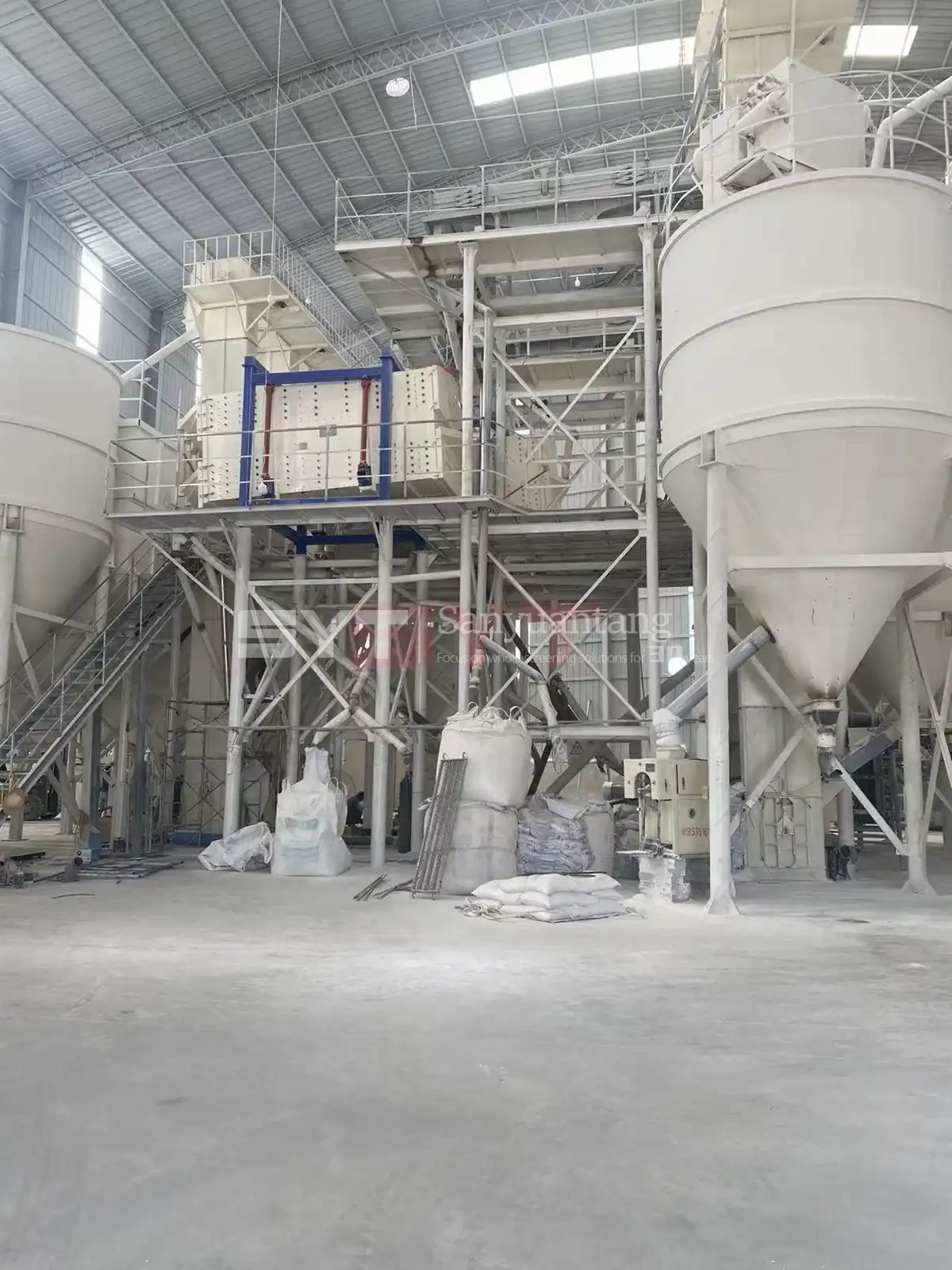 Production Line for Ground Calcium Carbonate (GCC) and Talcum Powder