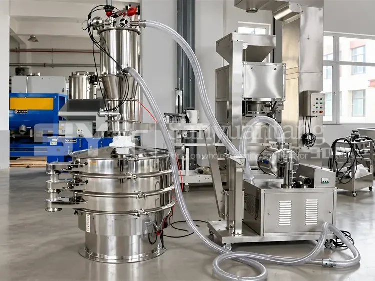 Vacuum Feeding and Vibro Sifting System