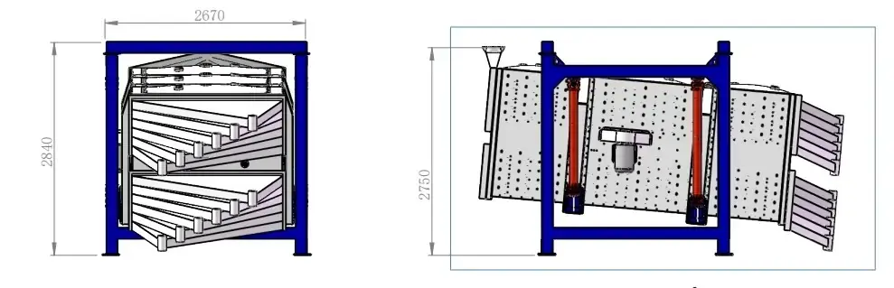 custom gyratory sifter machine
